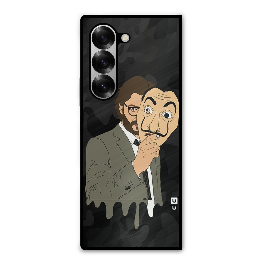 Professor Art Camouflage Metal Back Case for Galaxy Z Fold6