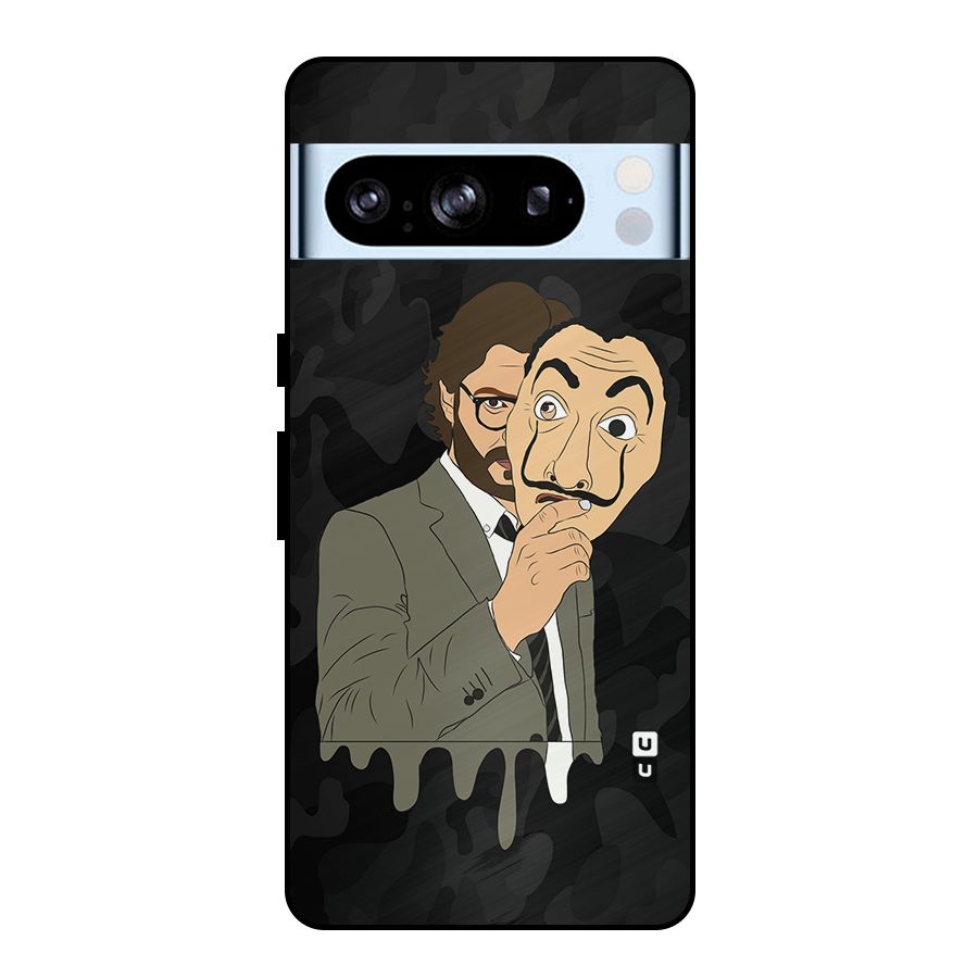 Professor Art Camouflage Metal Back Case for Google Pixel 8 Pro