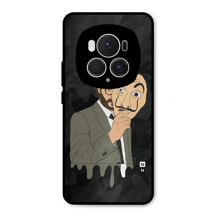 Professor Art Camouflage Metal Back Case for Honor Magic6 Pro