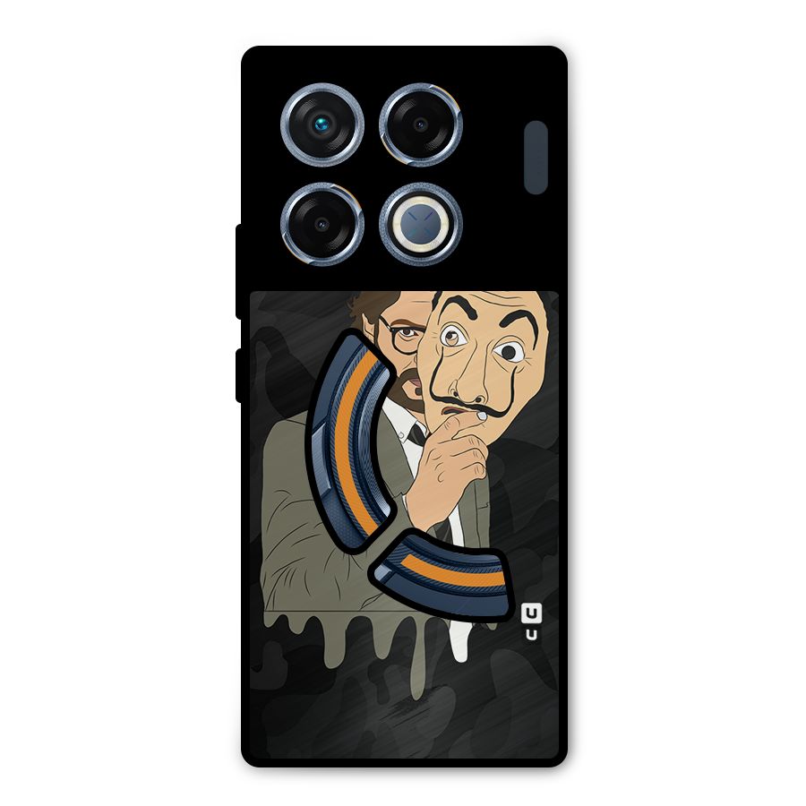 Professor Art Camouflage Metal Back Case for Infinix GT 20 Pro