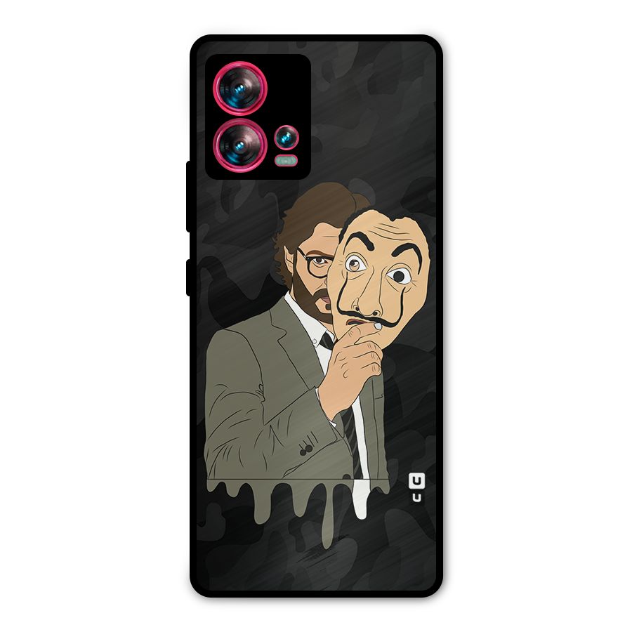 Professor Art Camouflage Metal Back Case for Motorola Edge 30 Fusion