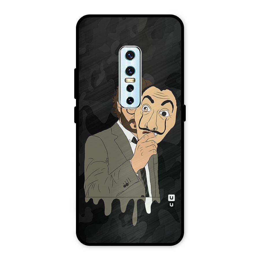 Professor Art Camouflage Metal Back Case for Vivo V17 Pro