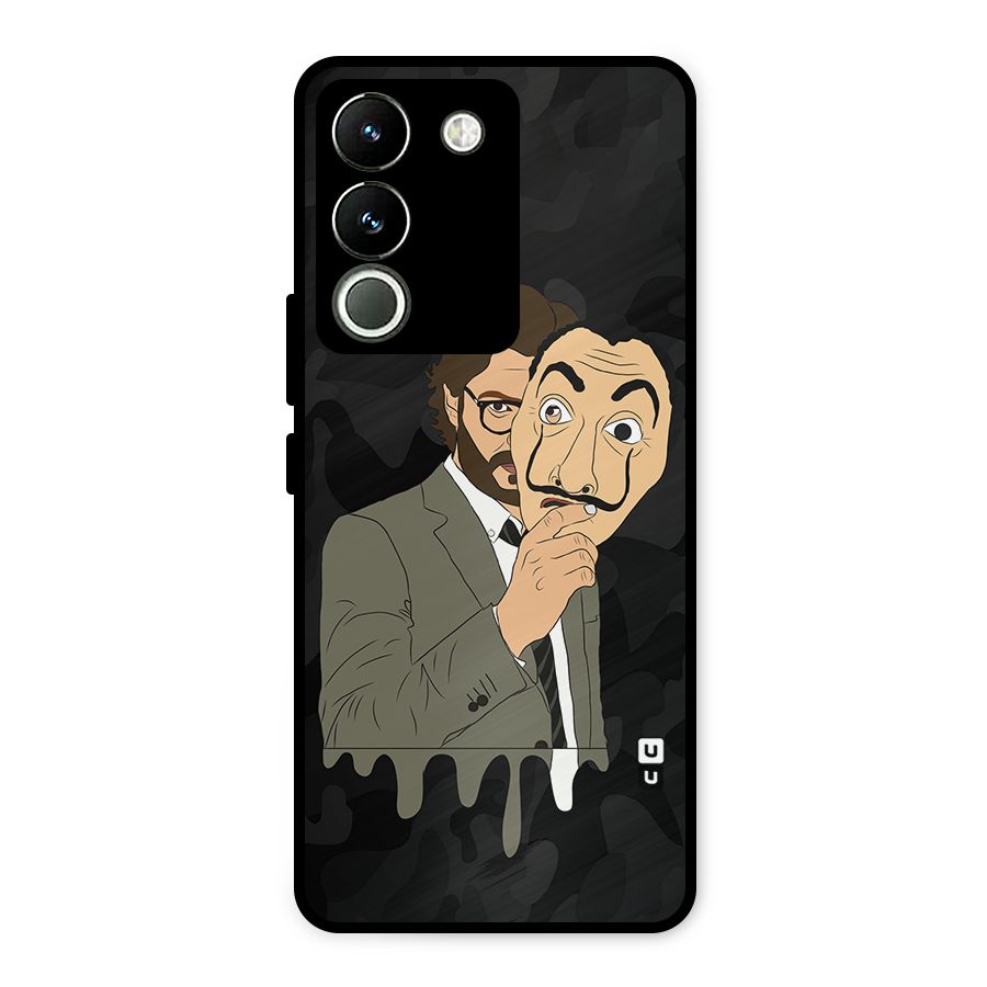 Professor Art Camouflage Metal Back Case for Vivo Y200