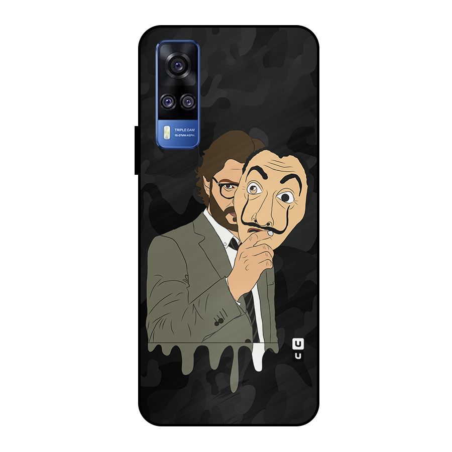 Professor Art Camouflage Metal Back Case for Vivo Y51