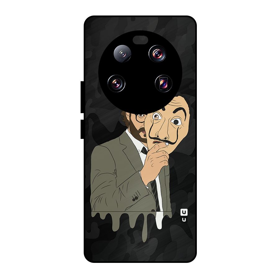 Professor Art Camouflage Metal Back Case for Xiaomi 13 Ultra