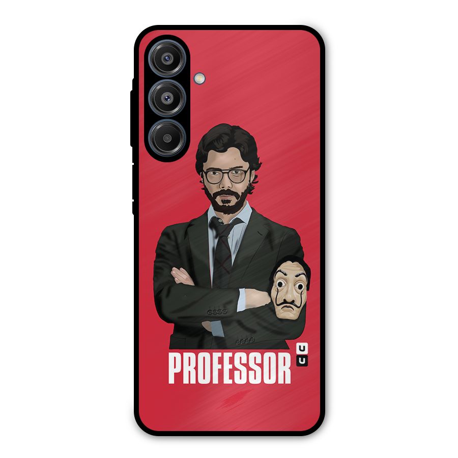 Professor Art Illustration Metal Back Case for Galaxy A16 5G