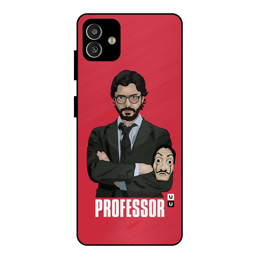 Professor Art Illustration Metal Back Case for Galaxy M13 5G