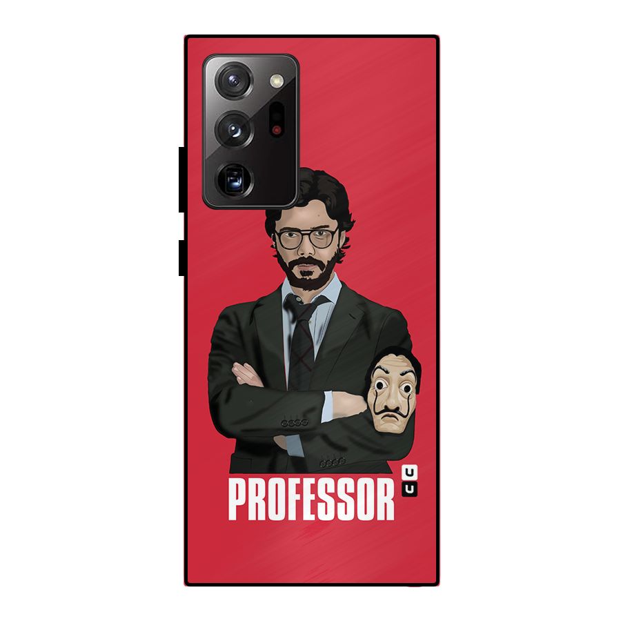 Professor Art Illustration Metal Back Case for Galaxy Note 20 Ultra