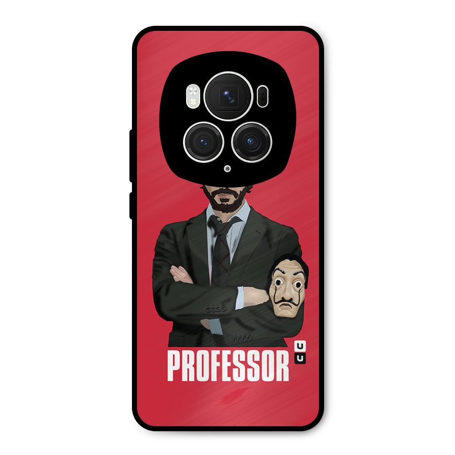 Professor Art Illustration Metal Back Case for Honor Magic6 Pro