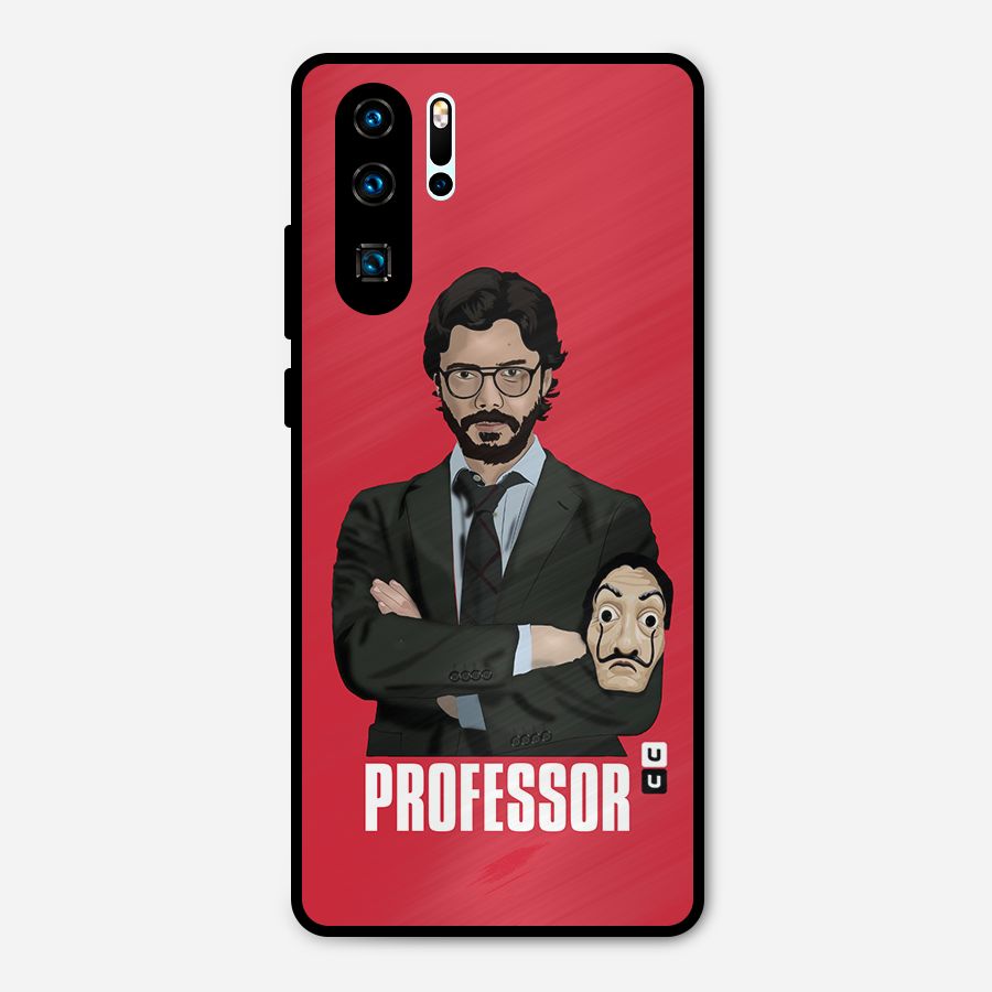 Professor Art Illustration Metal Back Case for Huawei P30 Pro