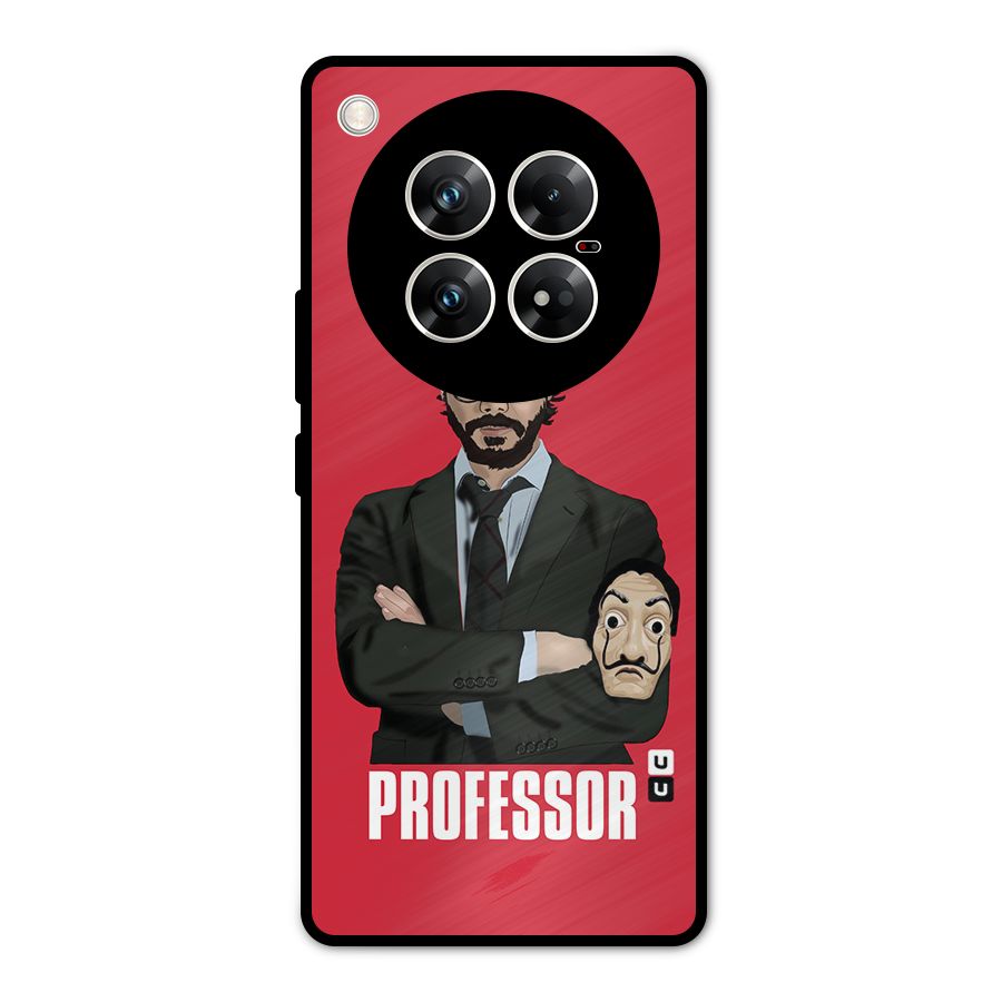 Professor Art Illustration Metal Back Case for Infinix Zero 40 5G