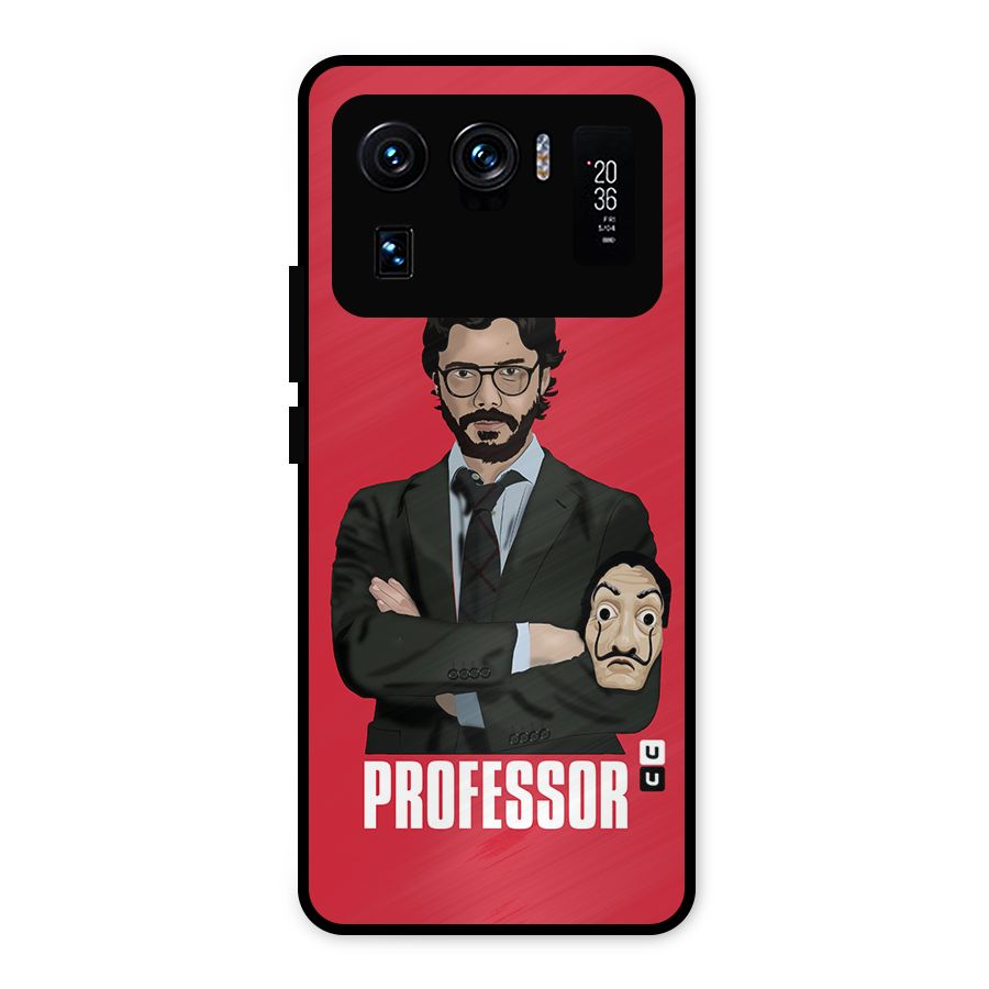 Professor Art Illustration Metal Back Case for Mi 11 Ultra