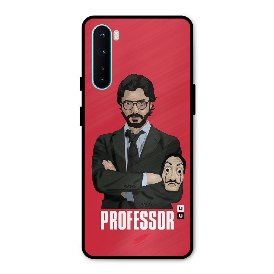 Professor Art Illustration Metal Back Case for OnePlus Nord