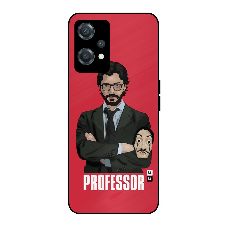 Professor Art Illustration Metal Back Case for OnePlus Nord CE 2 Lite 5G