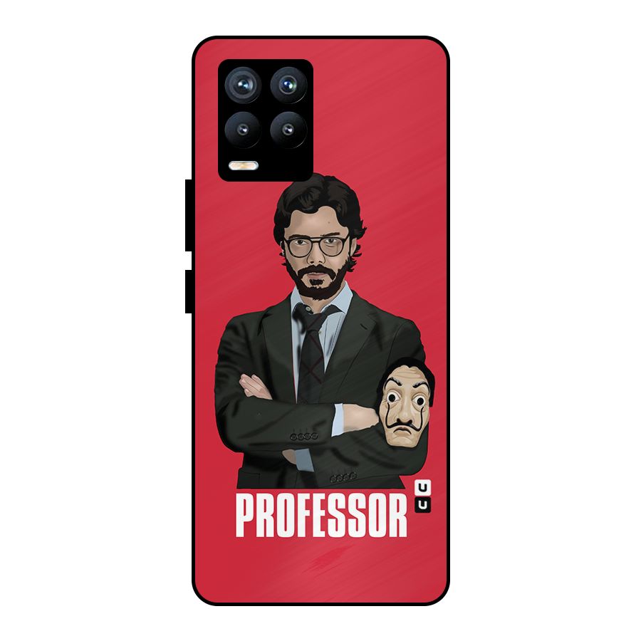 Professor Art Illustration Metal Back Case for Realme 8 Pro