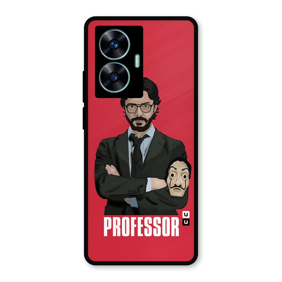 Professor Art Illustration Metal Back Case for Realme C55