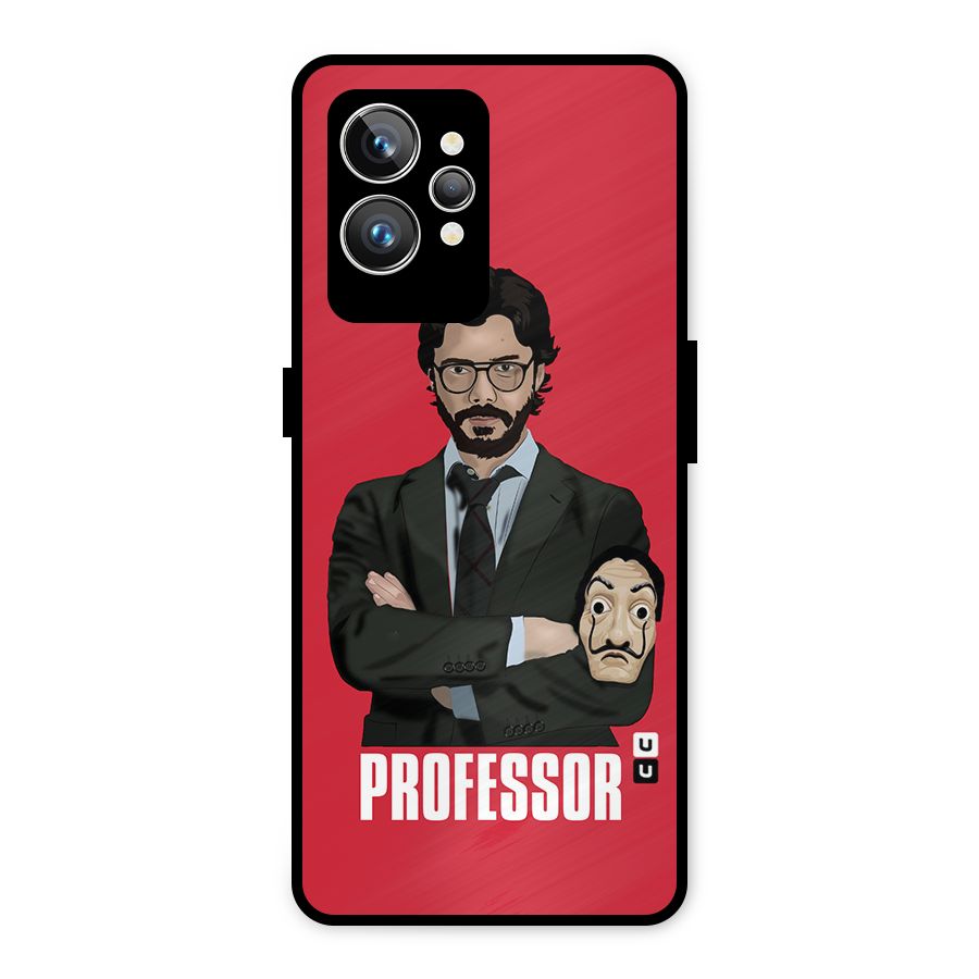 Professor Art Illustration Metal Back Case for Realme GT2 Pro