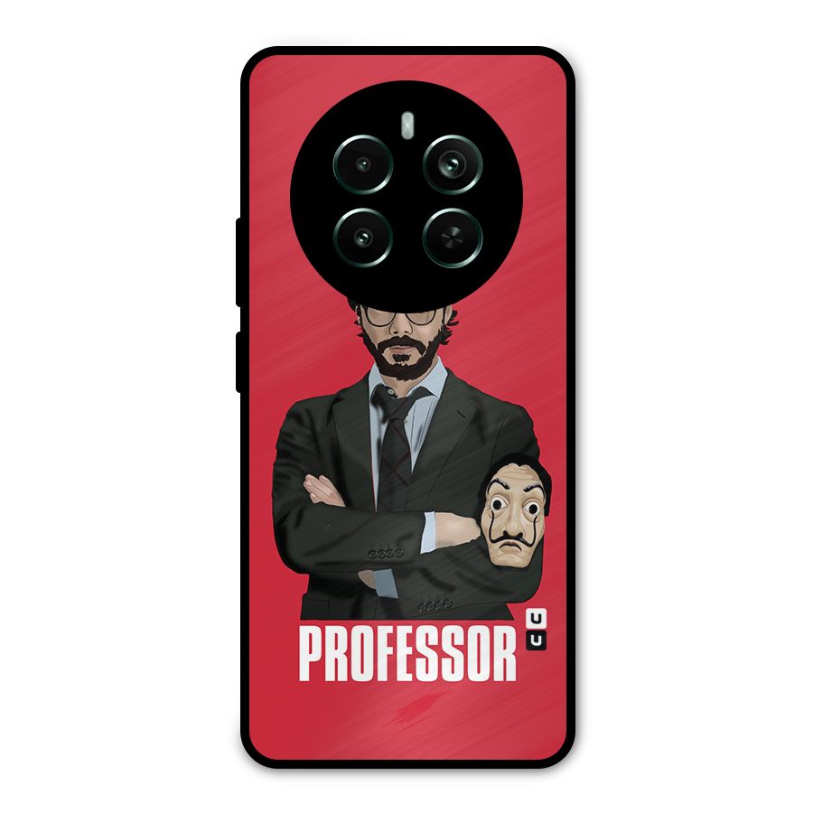 Professor Art Illustration Metal Back Case for Realme Narzo 70 Pro