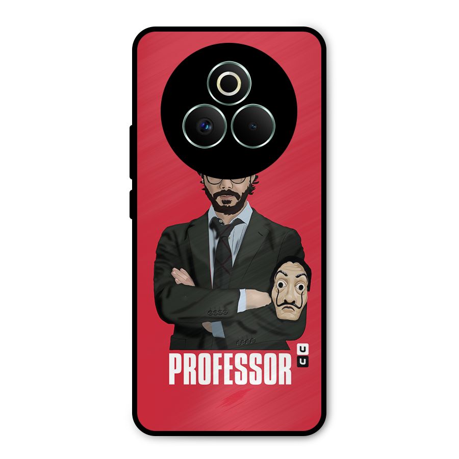 Professor Art Illustration Metal Back Case for Realme P3 Pro