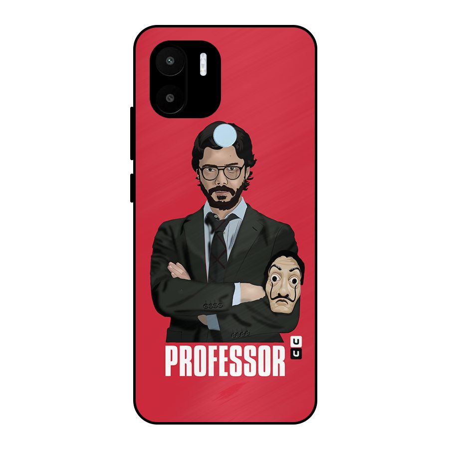 Professor Art Illustration Metal Back Case for Redmi A1+