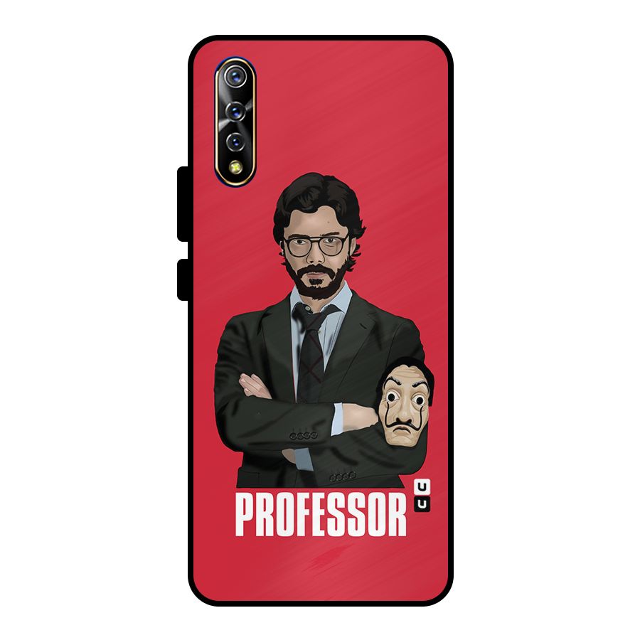 Professor Art Illustration Metal Back Case for Vivo S1