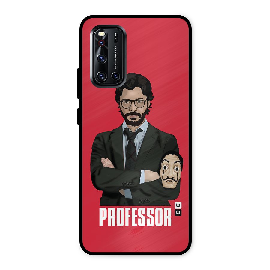 Professor Art Illustration Metal Back Case for Vivo V19