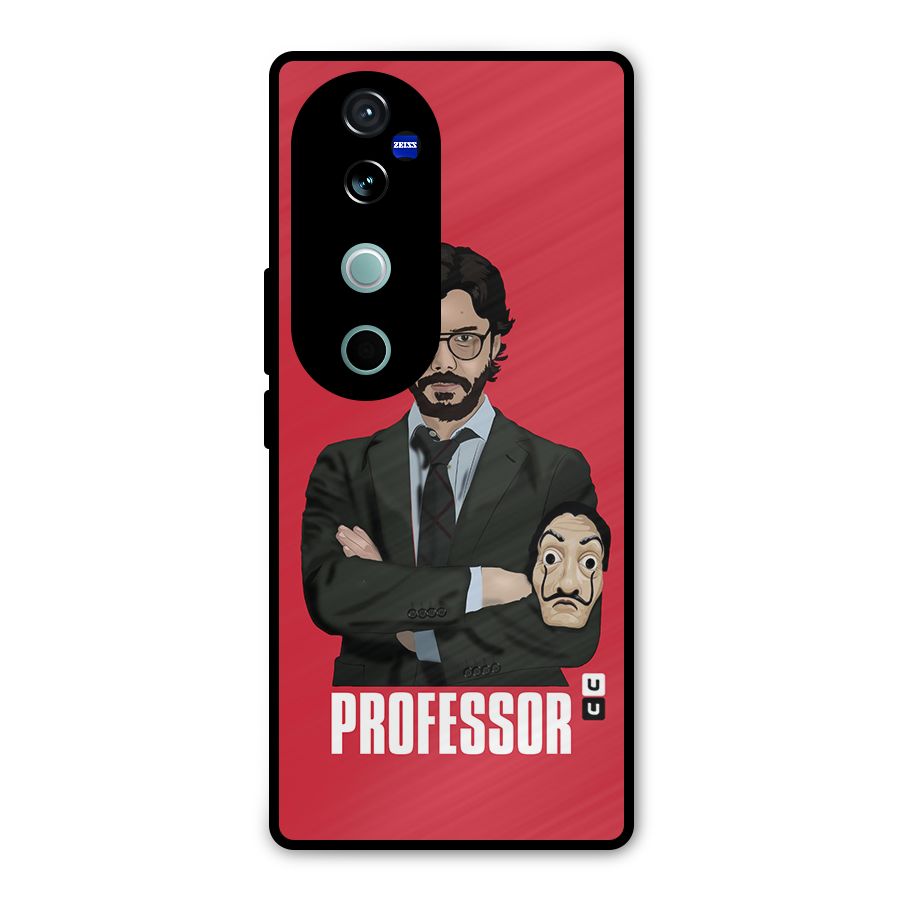 Professor Art Illustration Metal Back Case for Vivo V40