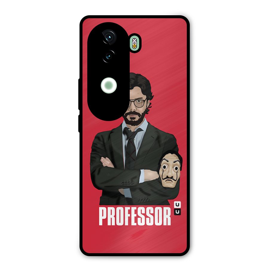 Professor Art Illustration Metal Back Case for Vivo V40e
