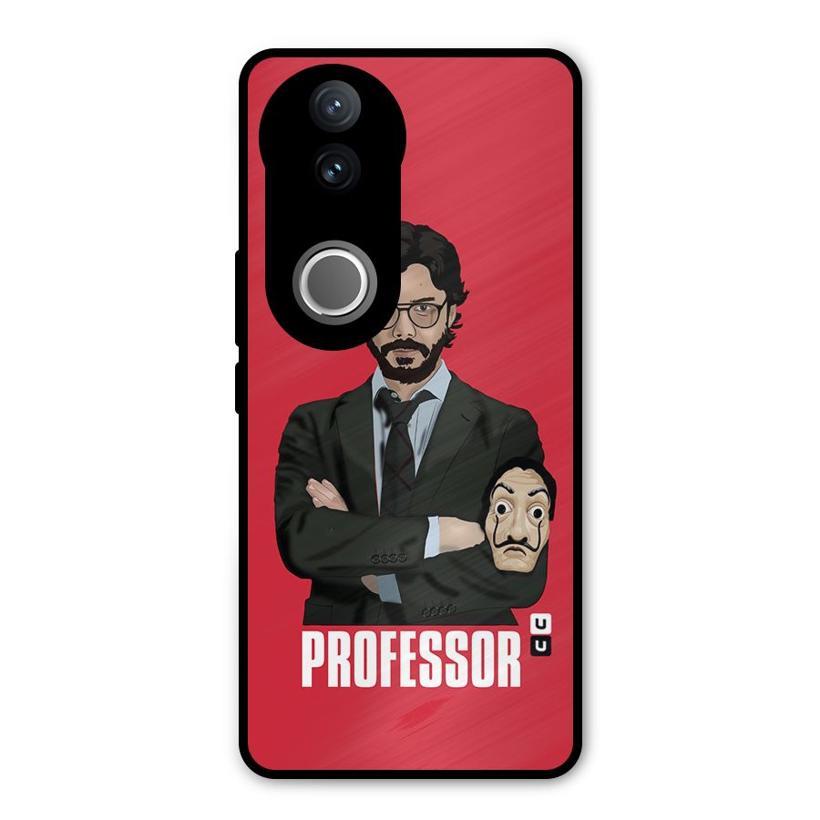 Professor Art Illustration Metal Back Case for Vivo V50e