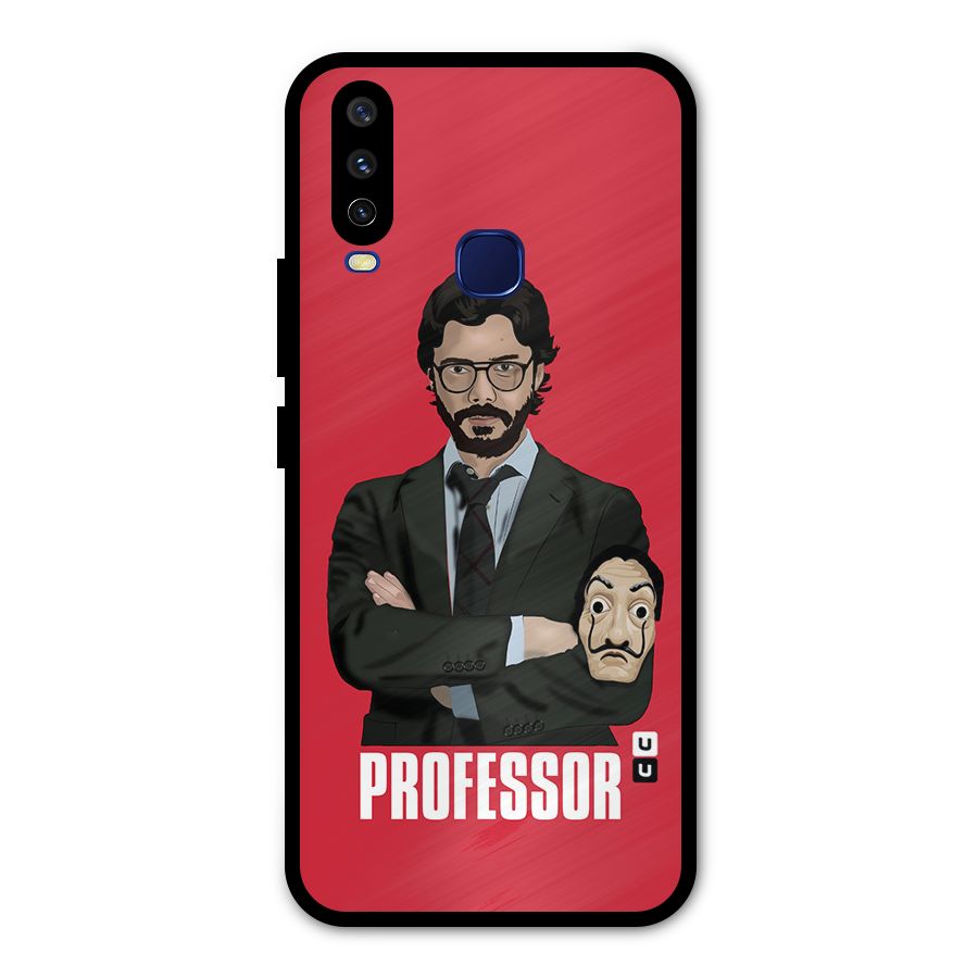 Professor Art Illustration Metal Back Case for Vivo Y15
