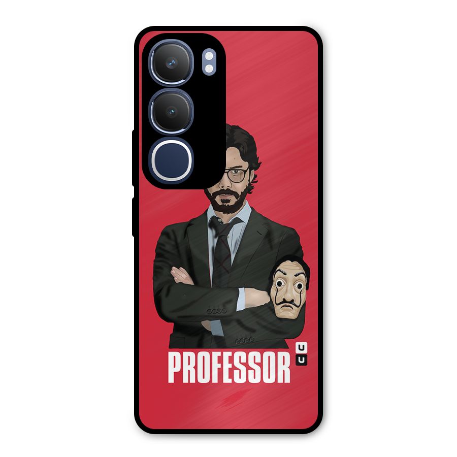 Professor Art Illustration Metal Back Case for Vivo Y29
