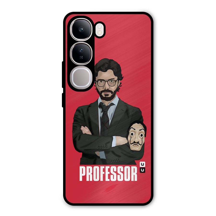 Professor Art Illustration Metal Back Case for Vivo Y300