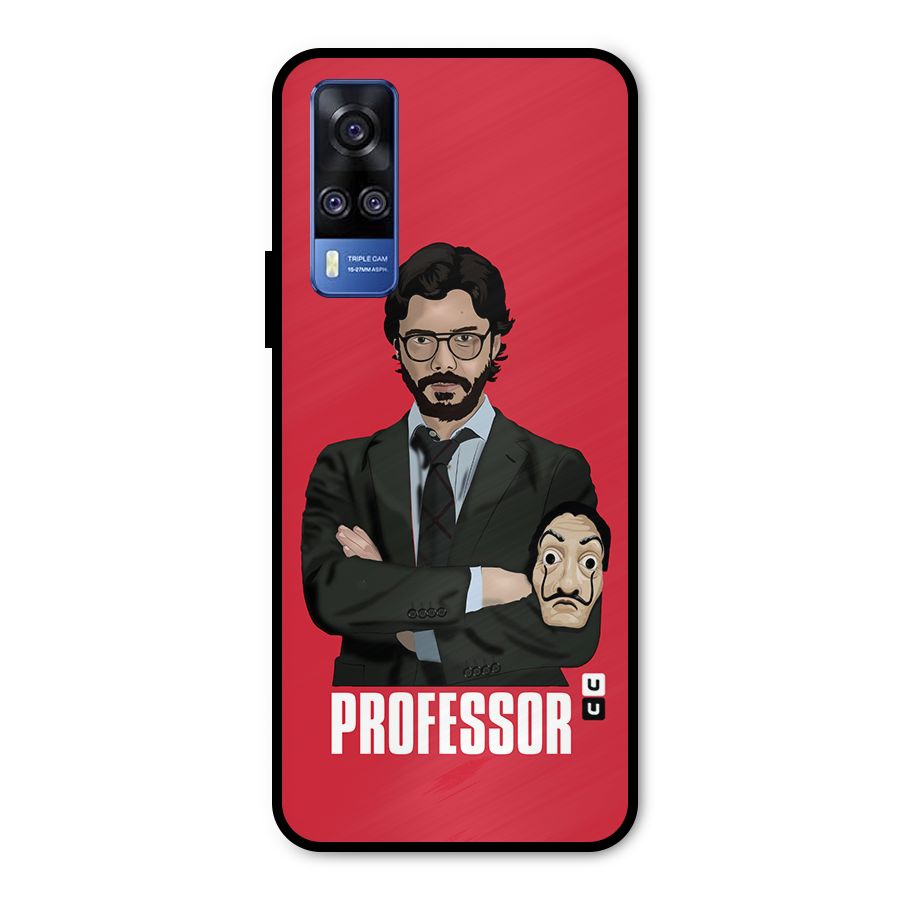 Professor Art Illustration Metal Back Case for Vivo Y31