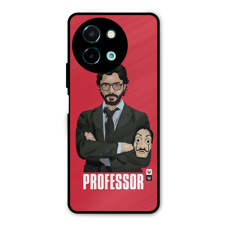 Professor Art Illustration Metal Back Case for Vivo Y58