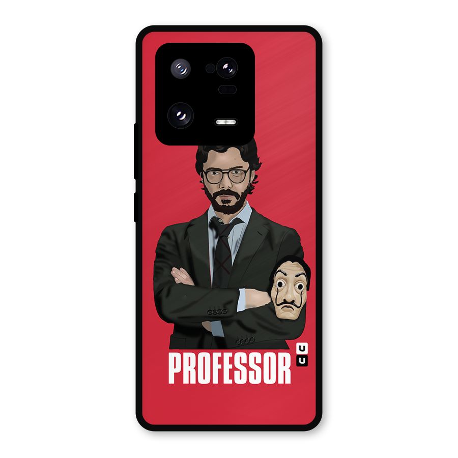 Professor Art Illustration Metal Back Case for Xiaomi 13 Pro