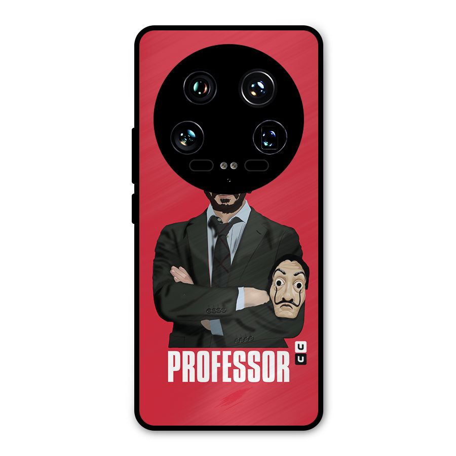 Professor Art Illustration Metal Back Case for Xiaomi 14 Ultra
