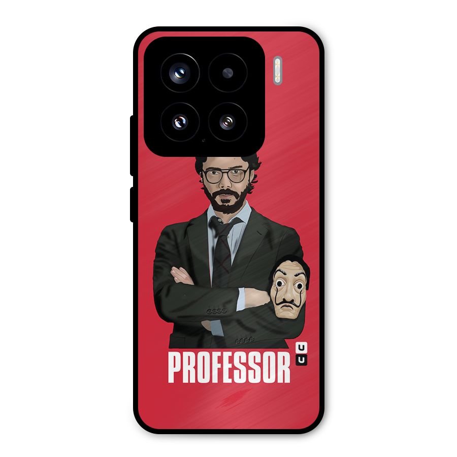 Professor Art Illustration Metal Back Case for Xiaomi 15