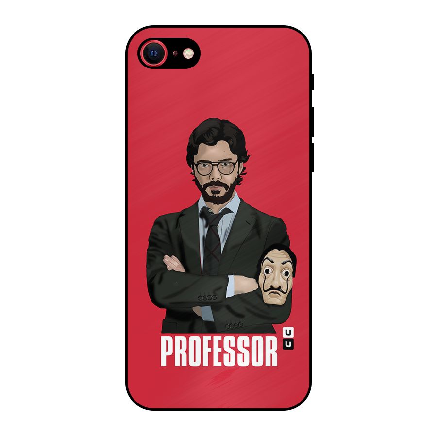 Professor Art Illustration Metal Back Case for iPhone 7