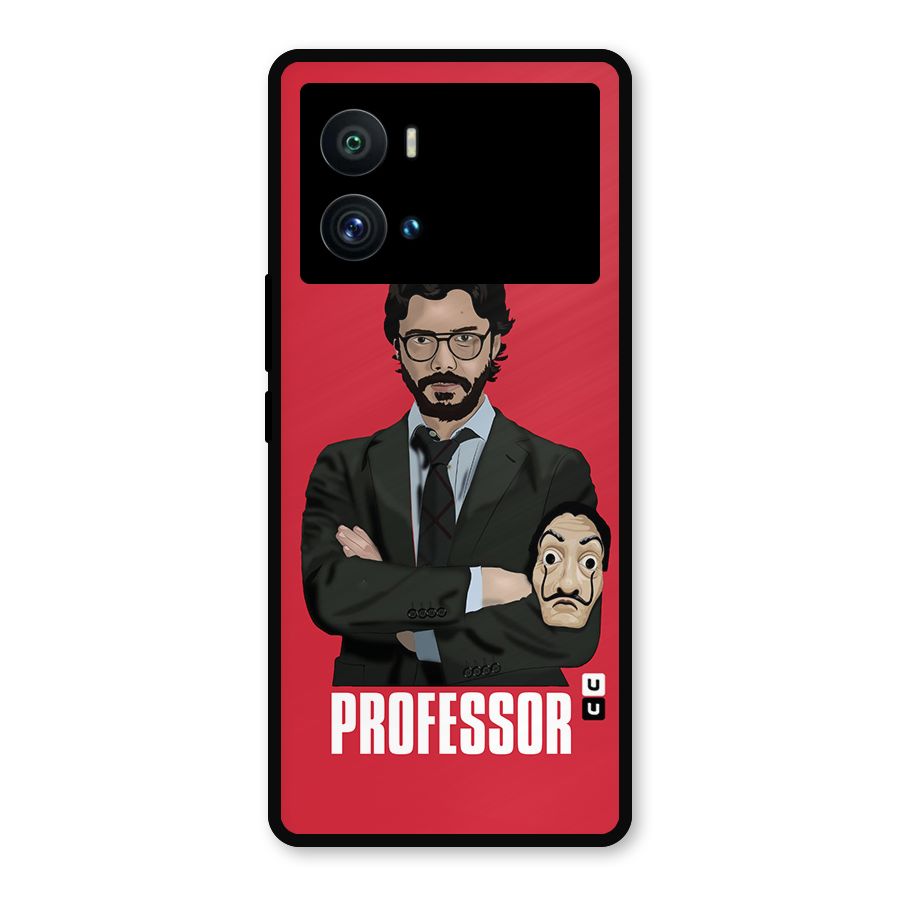 Professor Art Illustration Metal Back Case for iQOO 9 Pro