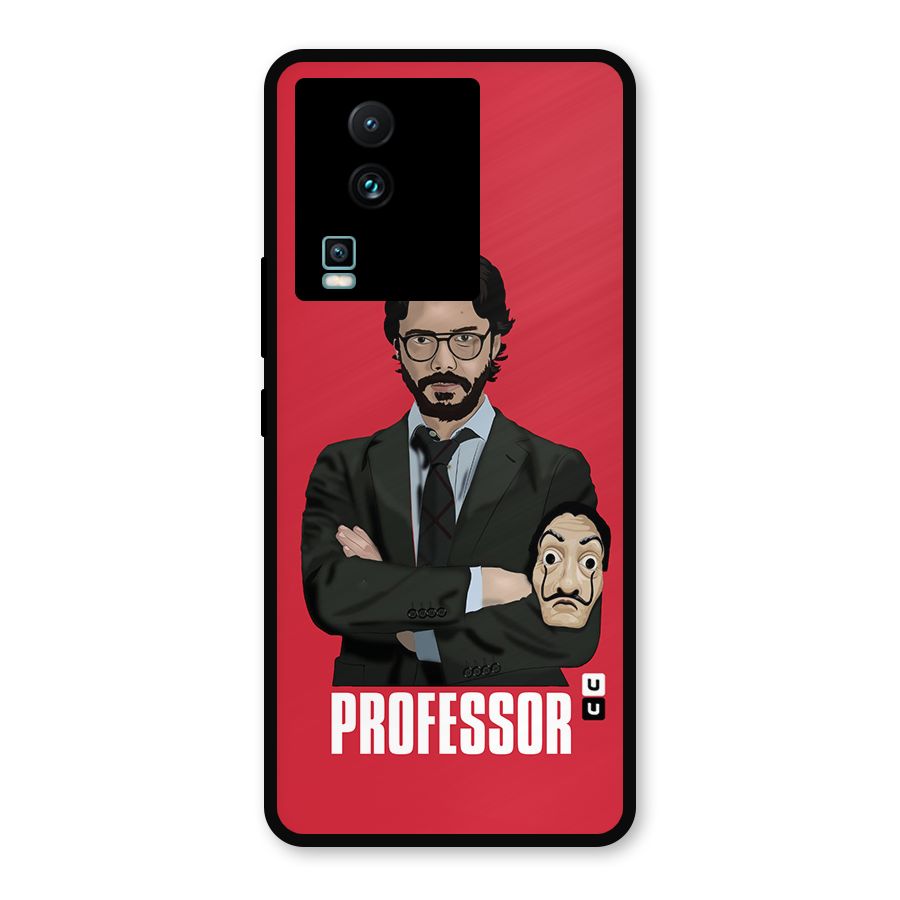 Professor Art Illustration Metal Back Case for iQOO Neo 7