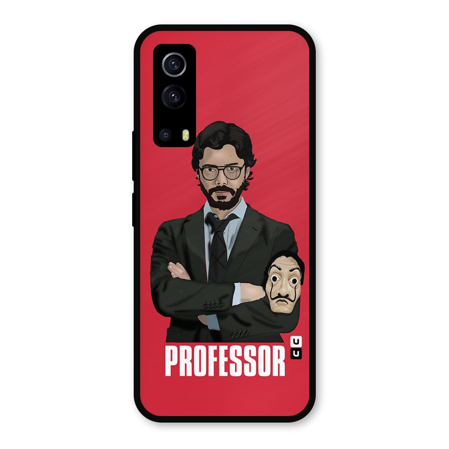 Professor Art Illustration Metal Back Case for iQOO Z3