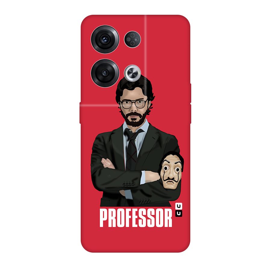 Professor Art Illustration Original Polycarbonate Back Case for Oppo Reno8 Pro 5G