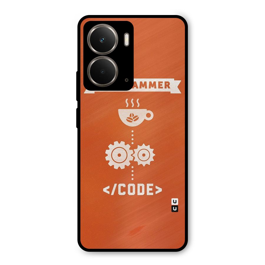 Programmer Coffee Code Metal Back Case for Realme P3