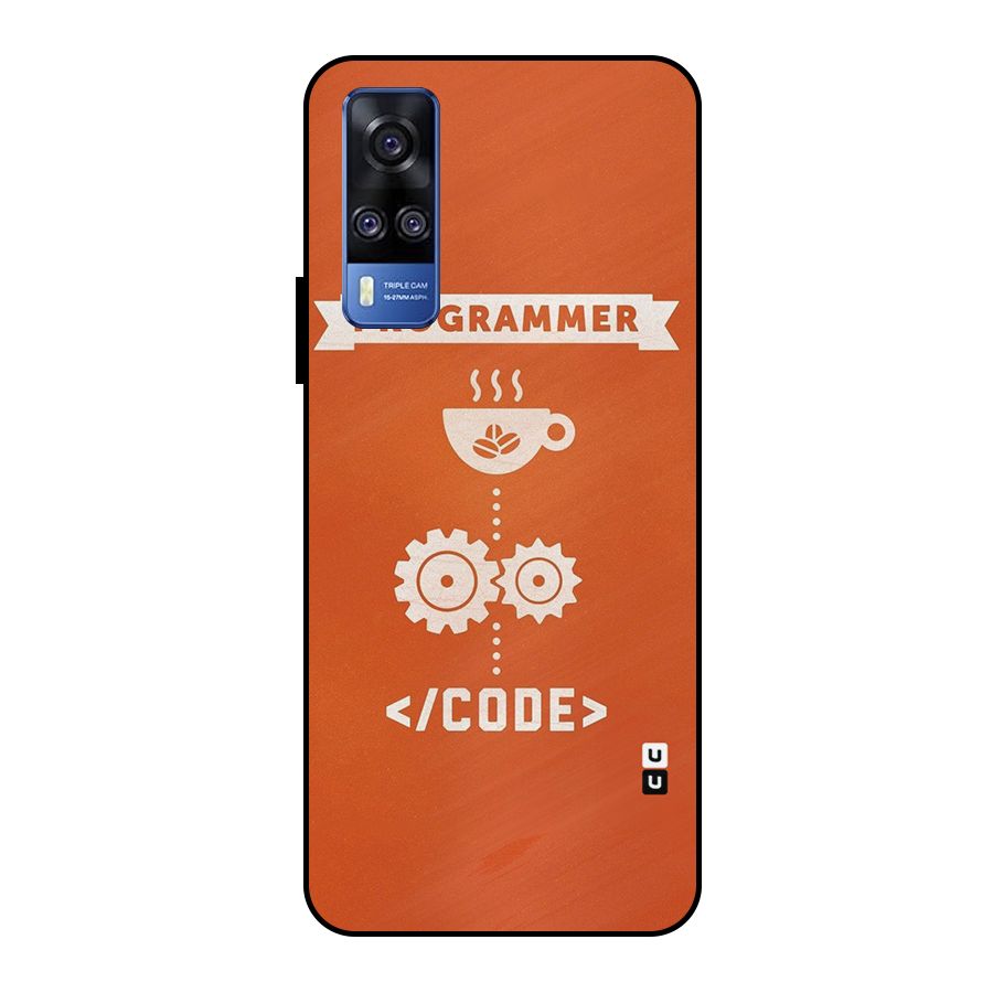 Programmer Coffee Code Metal Back Case for Vivo Y51