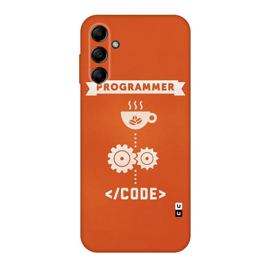 Programmer Coffee Code Original Polycarbonate Back Case for Galaxy A14 5G