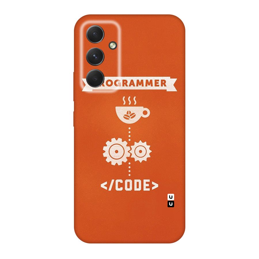 Programmer Coffee Code Original Polycarbonate Back Case for Galaxy A54