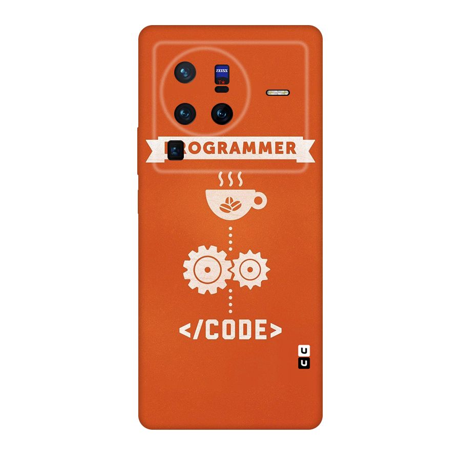 Programmer Coffee Code Original Polycarbonate Back Case for Vivo X80