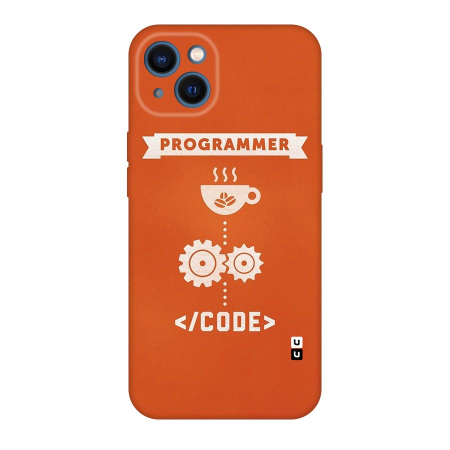 Programmer Coffee Code Original Polycarbonate Back Case for iPhone 13