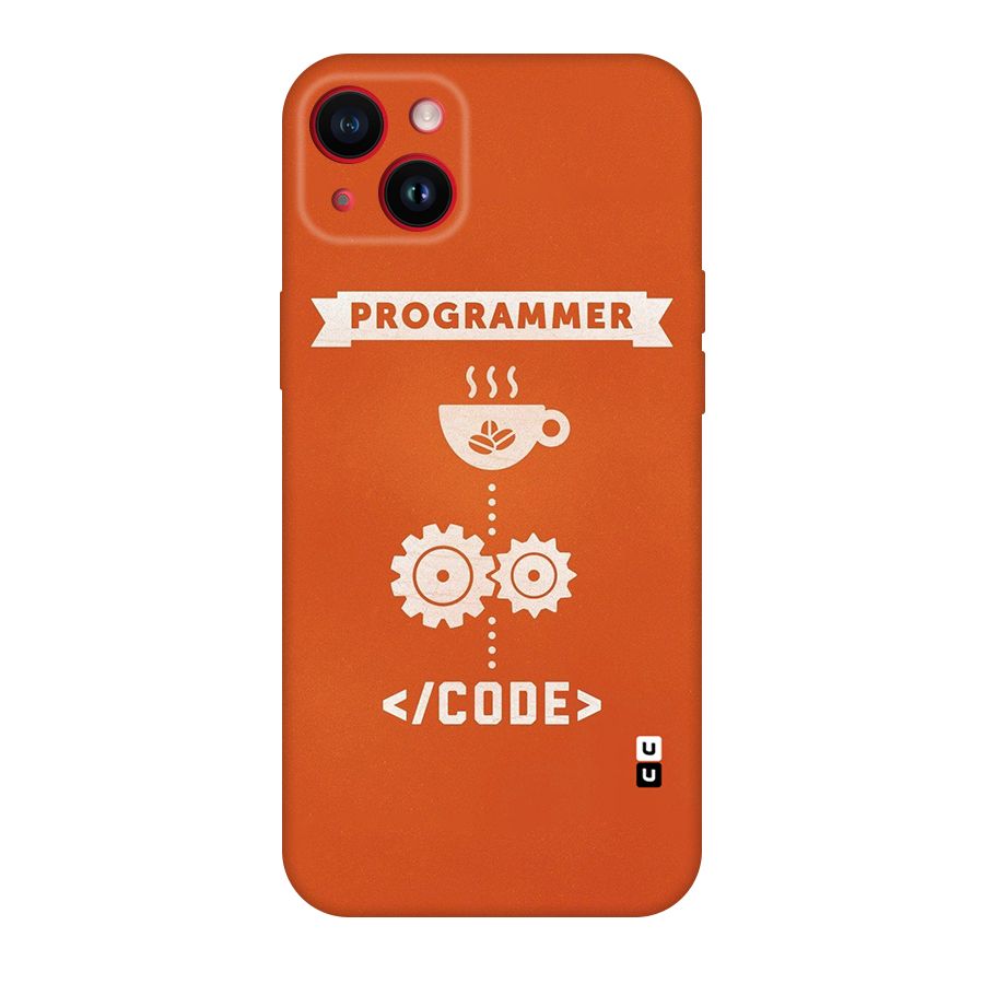 Programmer Coffee Code Original Polycarbonate Back Case for iPhone 14 Plus