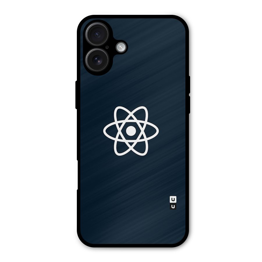 Programmers Language Symbol Metal Back Case for iPhone 16 Plus